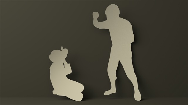 家庭内暴力のイメージ